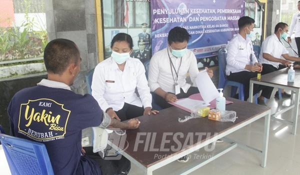 Lapas Narkotika Bangli Gandeng Dinkes Bangli Berikan Penyuluhan PHBS kepada WBP