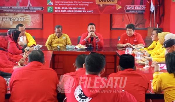 Golkar dan PDI Perjuangan Karawang Bertemu, Beri Sinyal Peluang Koalisi di Pilkada 2024