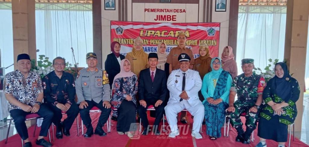 Mutasi Pelantikan Perangkat Desa Jimbe, Semangat Mewujudkan Pelayanan Optimal Demi Kemajuan Desa 