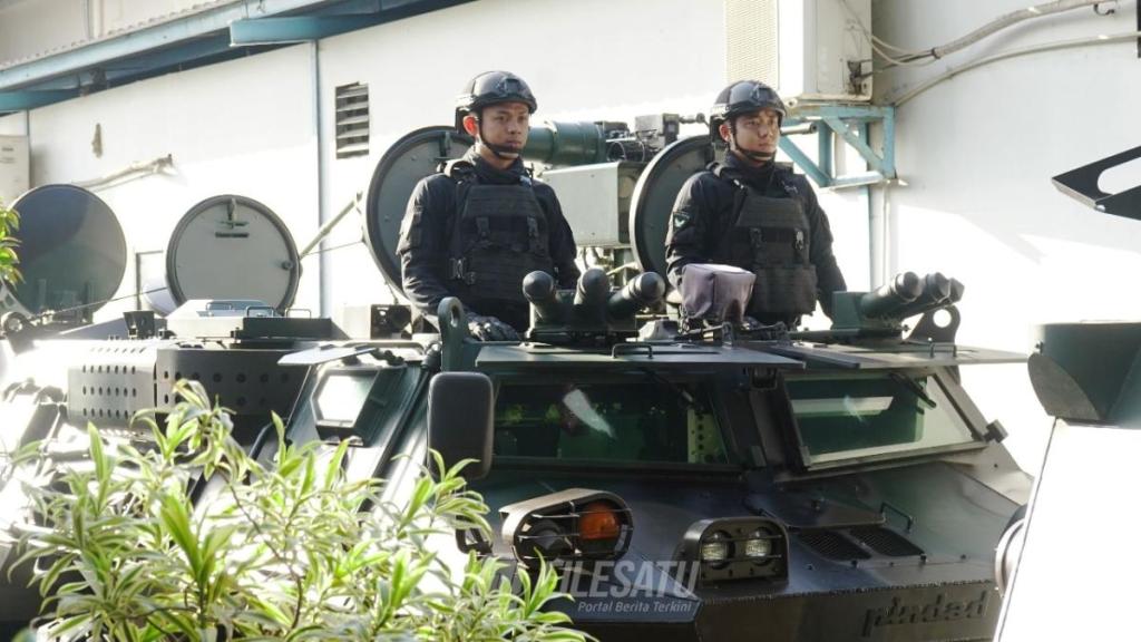 Amankan Tempat Kegiatan WWF Ke 10, Kodam Udayana Kerahkan Belasan&nbsp;Ranpur