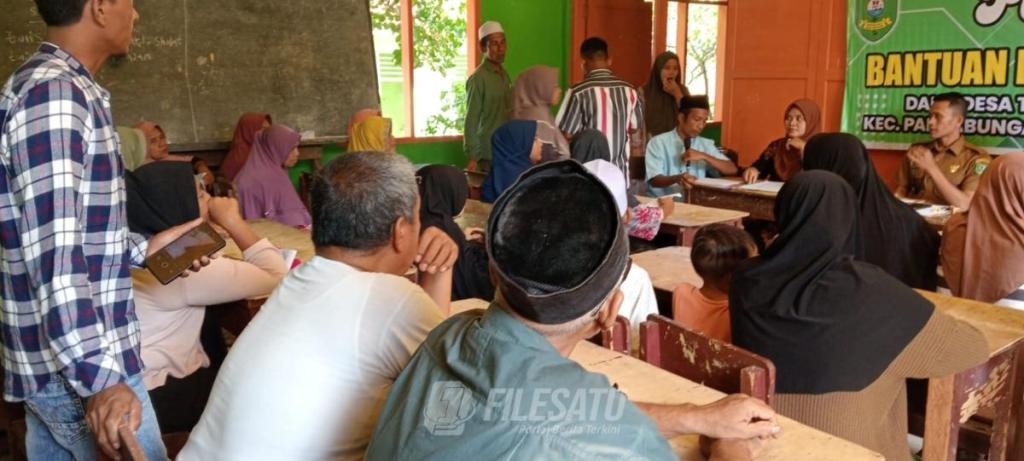 Salurkan BLT DD Tahap l Tahun 2024 Kades Suka Ramai: KPM AgarPrioritaskan Keperluan&nbsp;Keluarganya