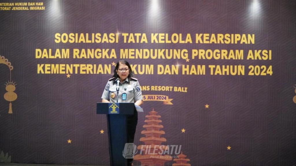 Sosialisasi Tata Kelola Kearsipan di Bali Resmi Ditutup, Kakanwil Kemenkumham Bali