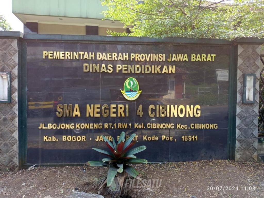 BAKORNAS Pertanyakan Penggunaan Dana BOS, Kepsek SMAN 4 Cibinong&nbsp;Bungkam