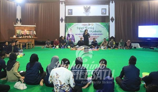 Bupati Mojokerto Gelar Ngopi Bareng di Kecamatan&nbsp;Kutorejo