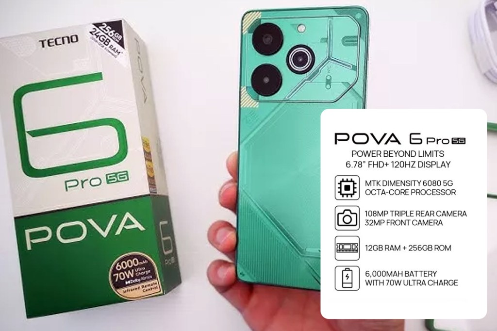 Review Keunggulan Tecno POVA 6 Pro 5G : Ponsel Gaming Harga Terjangkau