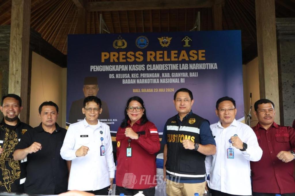 Pengungkapan Lab Narkotika Jenis Baru di Gianyar, Kakanwil Kemenkumham Bali Komitmen Genjot Pengawasan WNA Untuk Bersih Narkoba