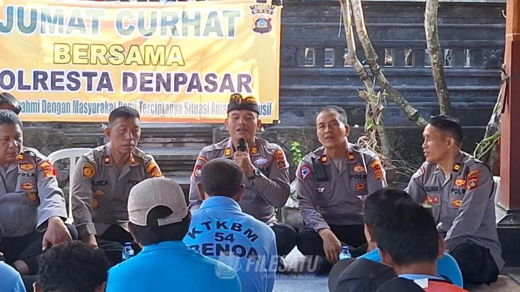 Jumat Curhat Polresta Denpasar Bersama Anggota TKBM&nbsp;Benoa