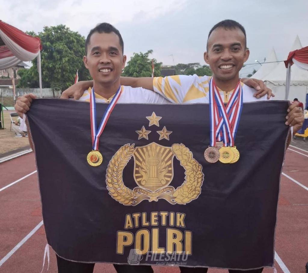 Ukir Sejarah Dua Atlet Polres Jember Menangkan Kejurnas Salatiga Masters Athletic Championship&nbsp;2024