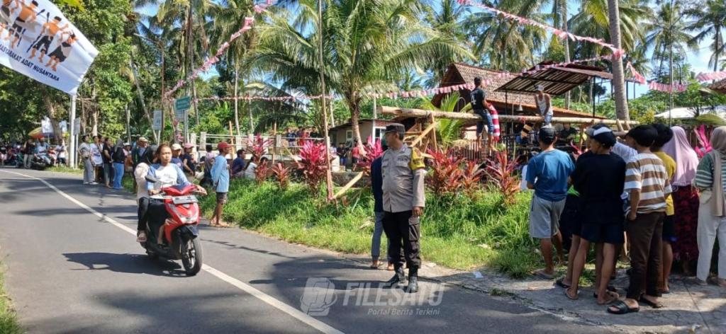 Desa Olehsari Lomba Agustusan, Polsek Glagah Tanggap Gelar Cipta Kondisi Upaya NCS 