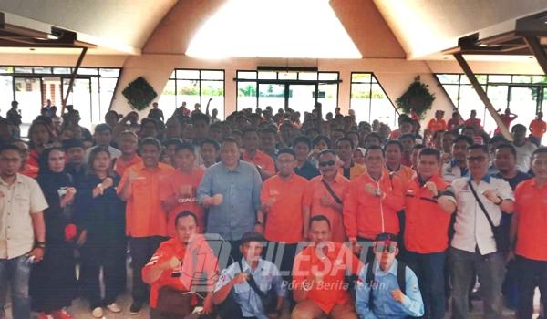 FSPMI Karawang Deklarasikan Dukung Paslon Ajam-Gina di Pilkada 2024